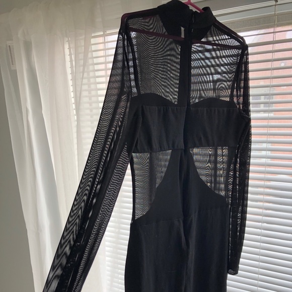 Sheer Mesh Peekaboo Dress - Picture 3 of 5